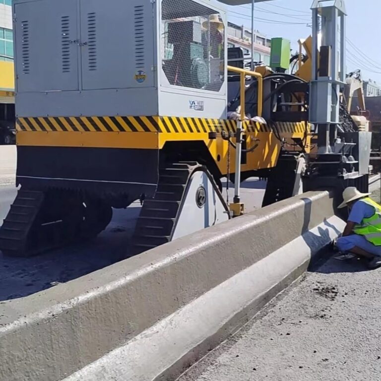 Image 1 of automatic concrete curb slipform machine review