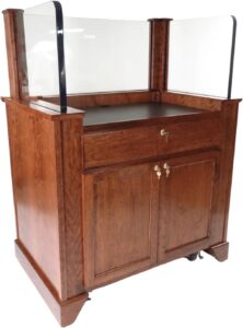 Image 1 of buy bullet resistant desk workstation