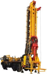Image 1 of custom truck mounted water well drilling rig