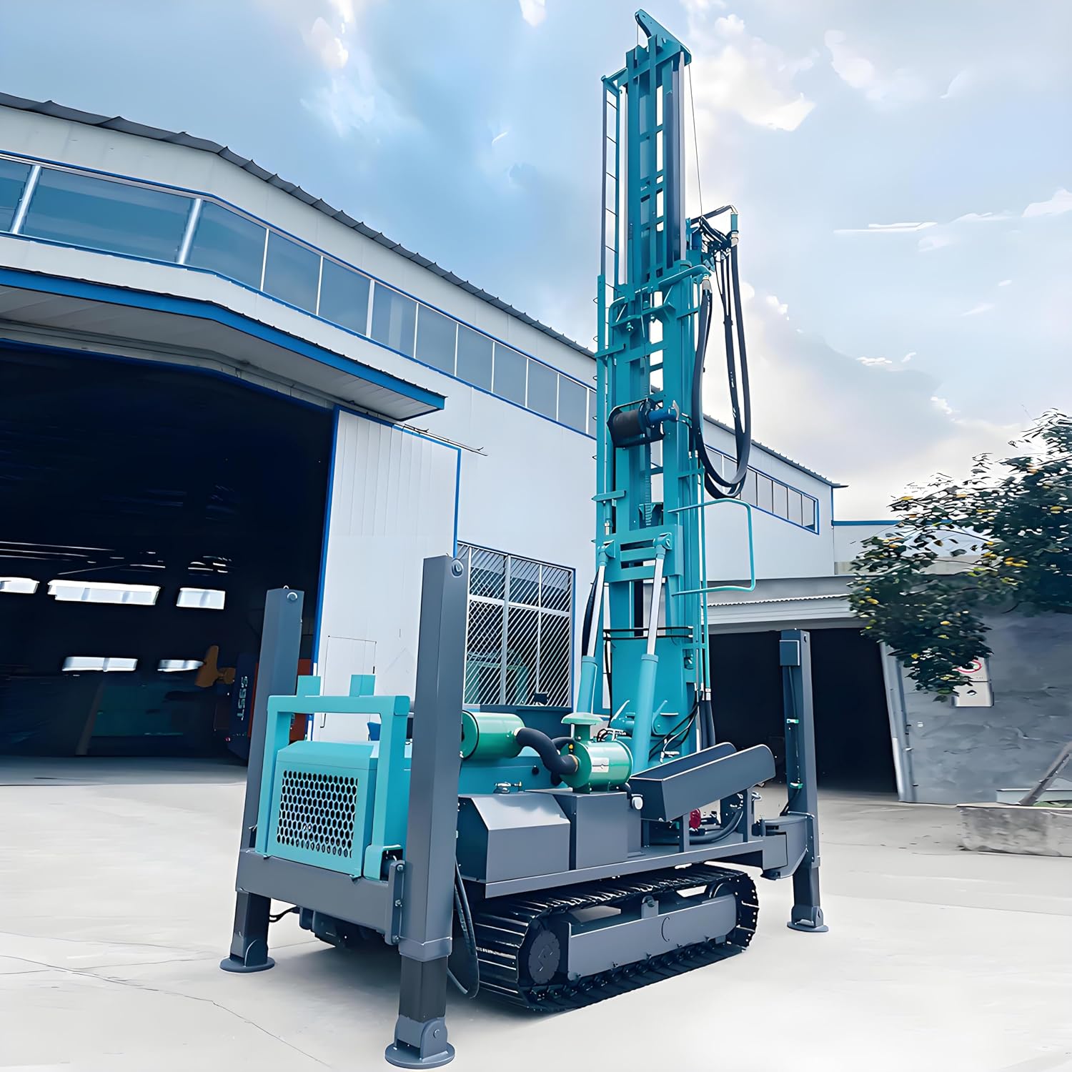 portable crawler water well drilling rig,crawler water well drilling rig for sale,portable borehole drilling machine review,small water well drill rig pros cons,best compact geological drilling machine,is portable crawler drilling rig worth it unboxing and complete package contents