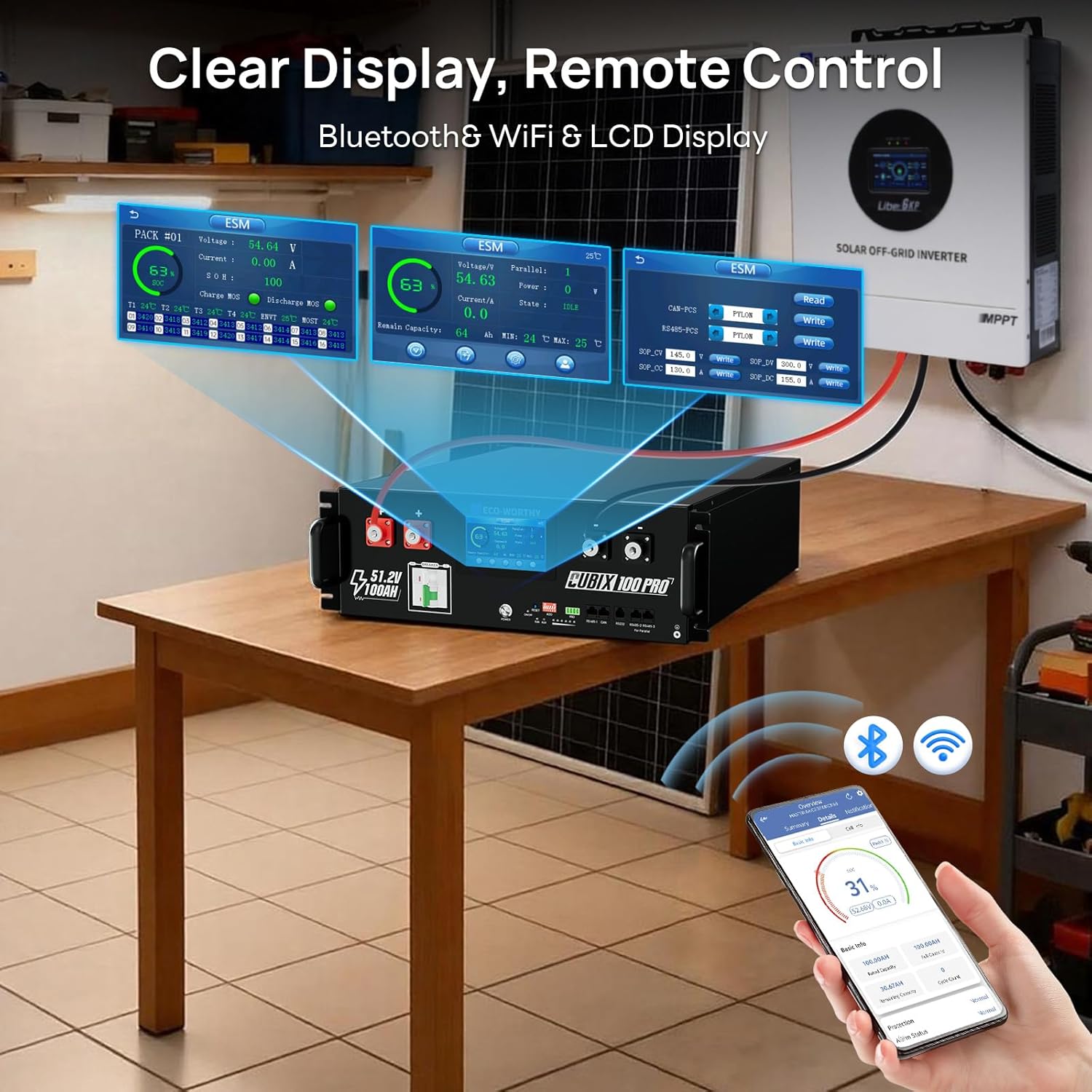 ECO-WORTHY 48V 100Ah Pro review,ECO-WORTHY server rack battery pros cons,best 48V LiFePO4 battery for solar,ECO-WORTHY battery Bluetooth monitoring,should I buy ECO-WORTHY 48V battery,ECO-WORTHY vs EG4 battery performance testing and real-world results