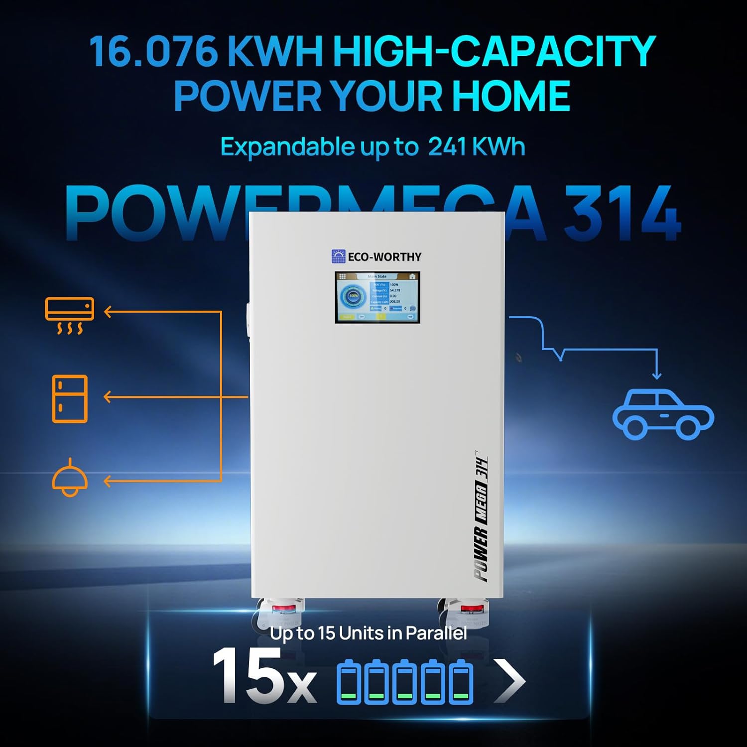 Step-by-step guide for ECO-WORTHY Powermega 48V 314Ah review,ECO-WORTHY Powermega battery pros cons,should I buy ECO-WORTHY Powermega 48V,ECO-WORTHY Powermega vs alternatives,best 48V LiFePO4 battery for solar,ECO-WORTHY Powermega 314Ah worth buying - complete tutorial