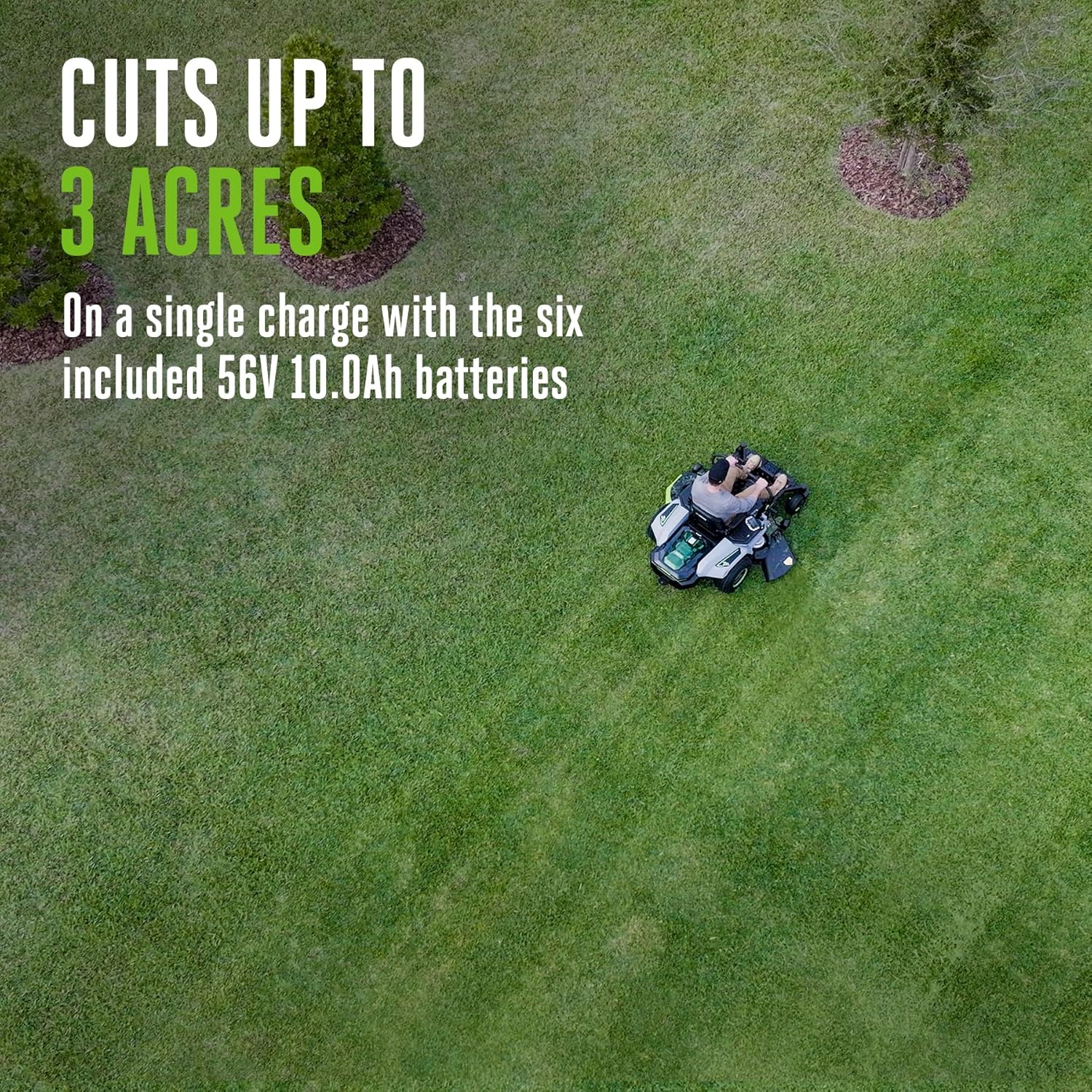 EGO Z6 zero turn mower review performance testing on a large lawn showing real-world results and cut quality