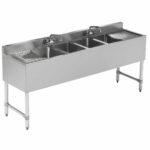 Image 1 of FSE 4-compartment bar sink review