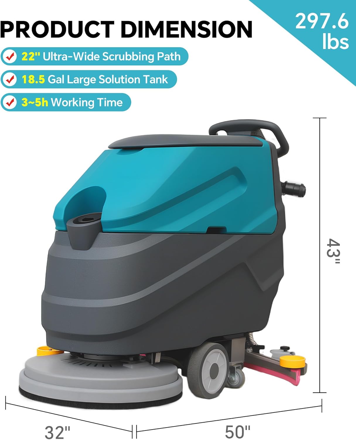 KARHDIR C7 floor scrubber review unboxing and complete package contents