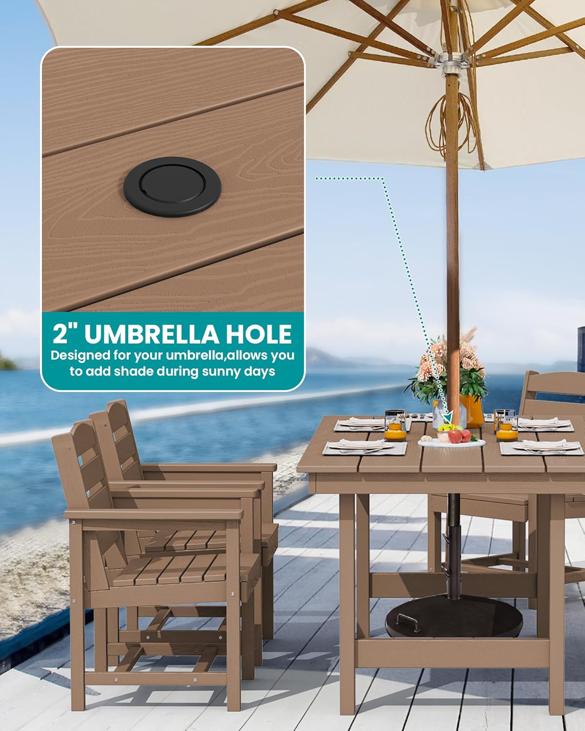 is SERWALL patio dining set worth buying unboxing showing multiple boxes and components