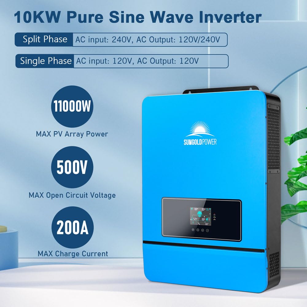 SUNGOLDPOWER SPH10048P review,SUNGOLDPOWER 10000W inverter review and rating,is SUNGOLDPOWER SPH10048P worth buying,SUNGOLDPOWER SPH10048P review pros cons,SUNGOLDPOWER SPH10048P review honest opinion,SUNGOLDPOWER SPH10048P review verdict unboxing and complete package contents