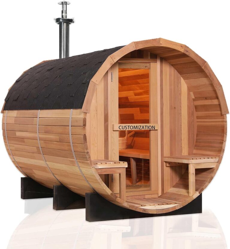 Image 1 of Smartmak outdoor barrel sauna review