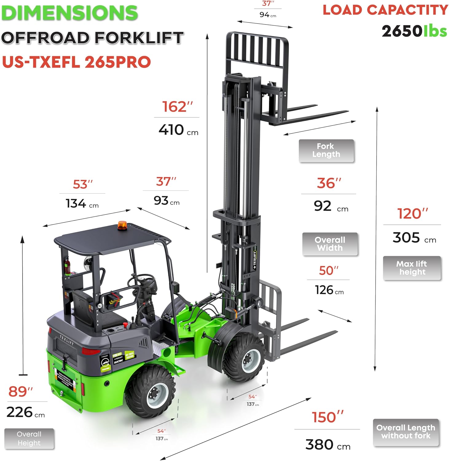 TEXLIFT All-Terrain Electric Forklift Review: Honest Pros & Cons 2 TEXLIFT all-terrain electric forklift review,2650 lb electric forklift pros cons,best 4WD off-road pallet stacker,lithium battery forklift worth buying,TEXLIFT rough terrain forklift performance,should I buy TEXLIFT electric lift truck unboxing and complete package contents