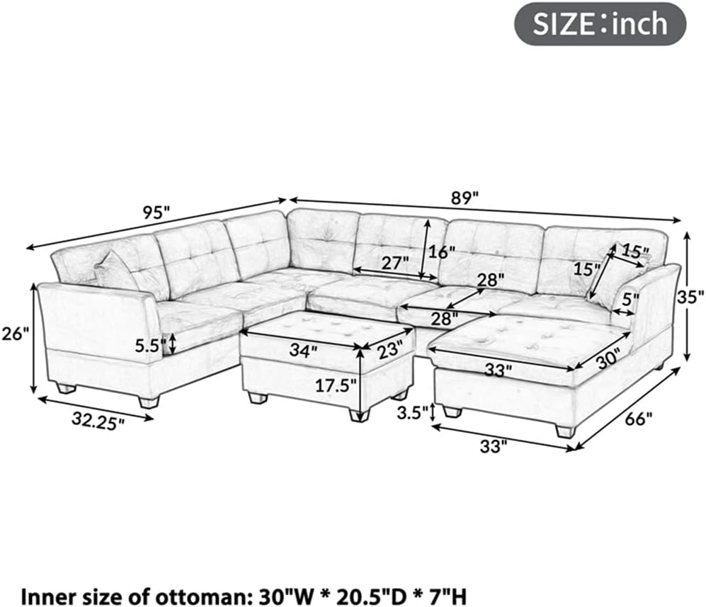 Step-by-step guide for U-Style upholstered sectional sofa review,U-Style sectional sofa review and rating,is U-Style upholstered sectional sofa worth buying,U-Style sectional sofa review pros cons,U-Style sectional sofa review honest opinion,HSIJYGX U-Style sofa review verdict - complete tutorial