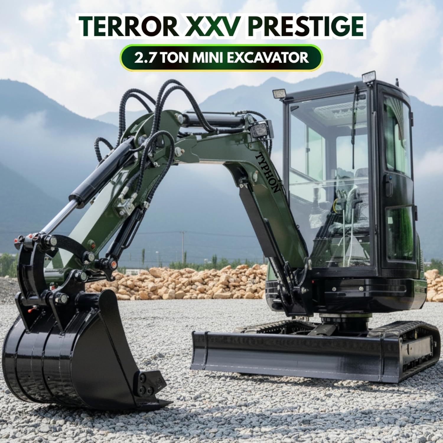 Best Compact Mini Excavator: Honest TYPHON TERROR XXV Review 2 best compact mini excavator,should I buy a mini excavator,mini excavator vs skid steer,mini excavator pros cons,best mini excavator for landscaping,mini excavator worth buying unboxing and complete package contents