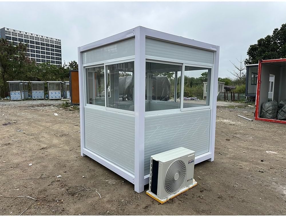 buy guard booth with AC,best security booth with heating,portable guardhouse worth it,guard shack pros cons,should I buy a portable guard booth,outdoor security booth vs alternatives performance testing and real-world results