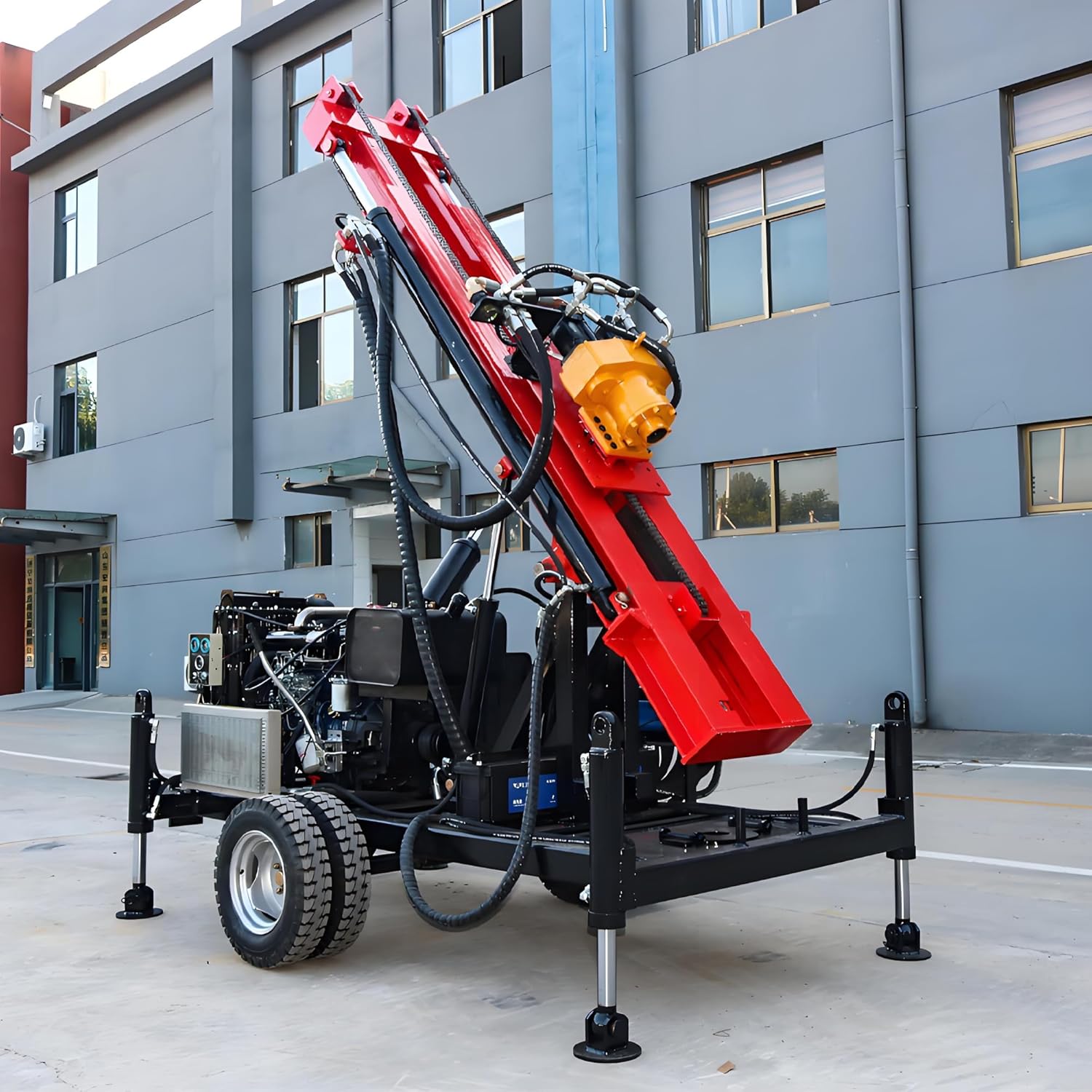 buy hydraulic water well drilling rig,best compact borehole drilling machine,hydraulic well drill pros cons,all-terrain groundwater well drill worth it,should I buy a portable well drilling rig,deep hole borehole drilling machine for homestead unboxing and complete package contents