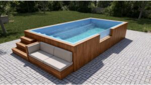 Image 1 of portable container pool