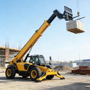 Image 1 of telescopic forklift truck
